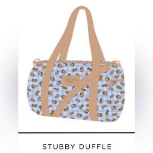 Aloha Collection Hawaii Hello Kitty Nylon Stubby Duffle bag shell floral palaka